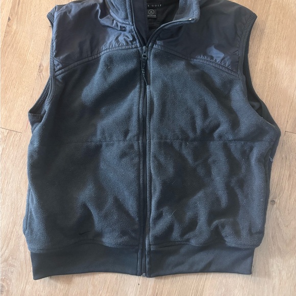 Nike Golf Men's Fleece Dark Black Vest - Picture 2 of 10